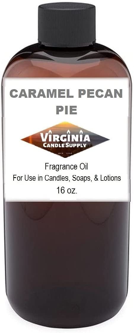 Caramel Pecan Pie Fragrance Oil 16 oz Bottle for Candle Making, Soap Making, Tart Making, Room Sprays, Lotions, Car Fresheners, Slime, Bath Bombs, Warmers