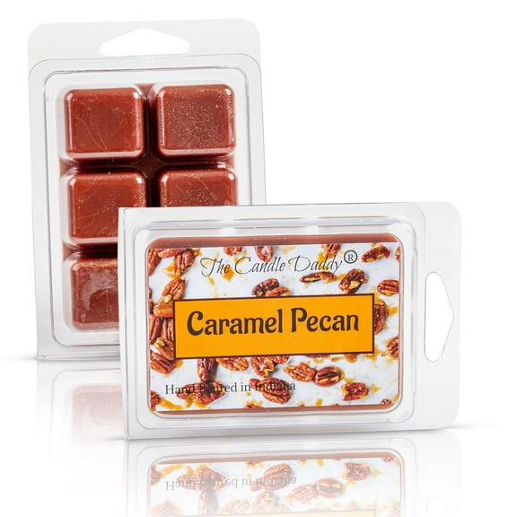 Caramel Pecan Scented Wax Melt - 1 Pack - 2 Ounces - 6 Cubes