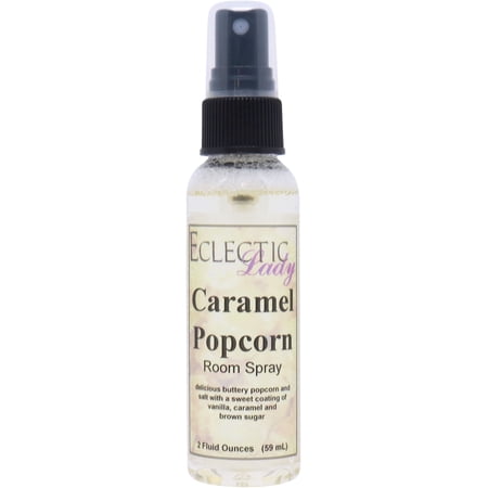 Caramel Popcorn Room Spray by Eclectic Lady, 2 Ounces, Fragrant Aromatic Room Mist For Home, Room, Office