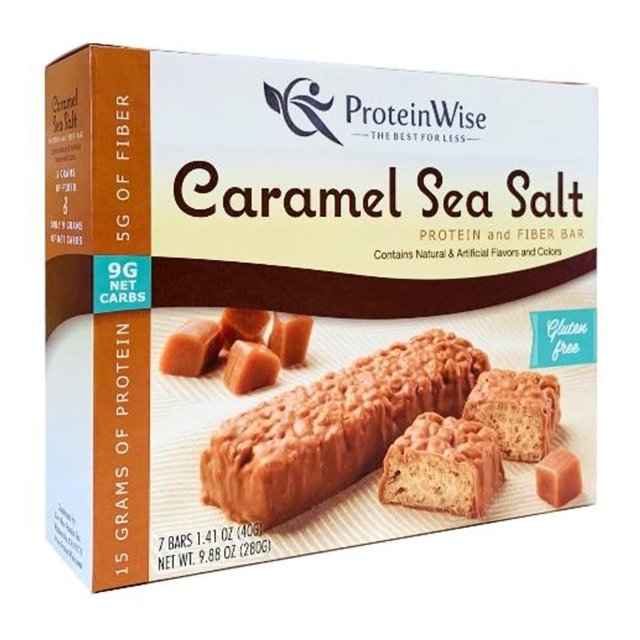 Caramel Sea Salt Protein Bar, Gluten Snacks, Gluten Protein Bars, Whey