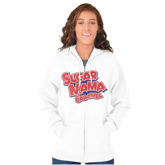 Caramel Sugar Mama Original Logo Zip Hoodie Sweatshirt Women Brisco Brands S