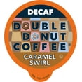 thumbnail image 1 of Caramel Swirl Medium Roast Decaf Flavored Coffee Pods for Keurig K Cups Makers from Double Donut, 24 Count, 1 of 7