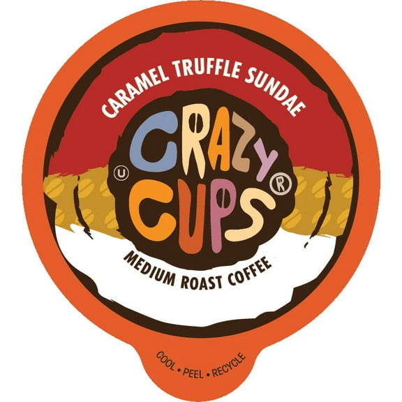 Caramel Truffle Sundae Flavored Coffee by Crazy Cups