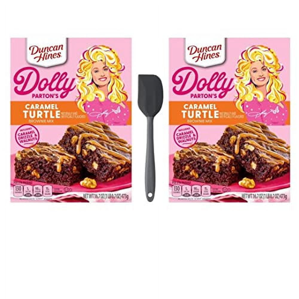 Caramel Turtle Flavored Brownie Mix Bundle, Includes Two (2) 16.7 Oz