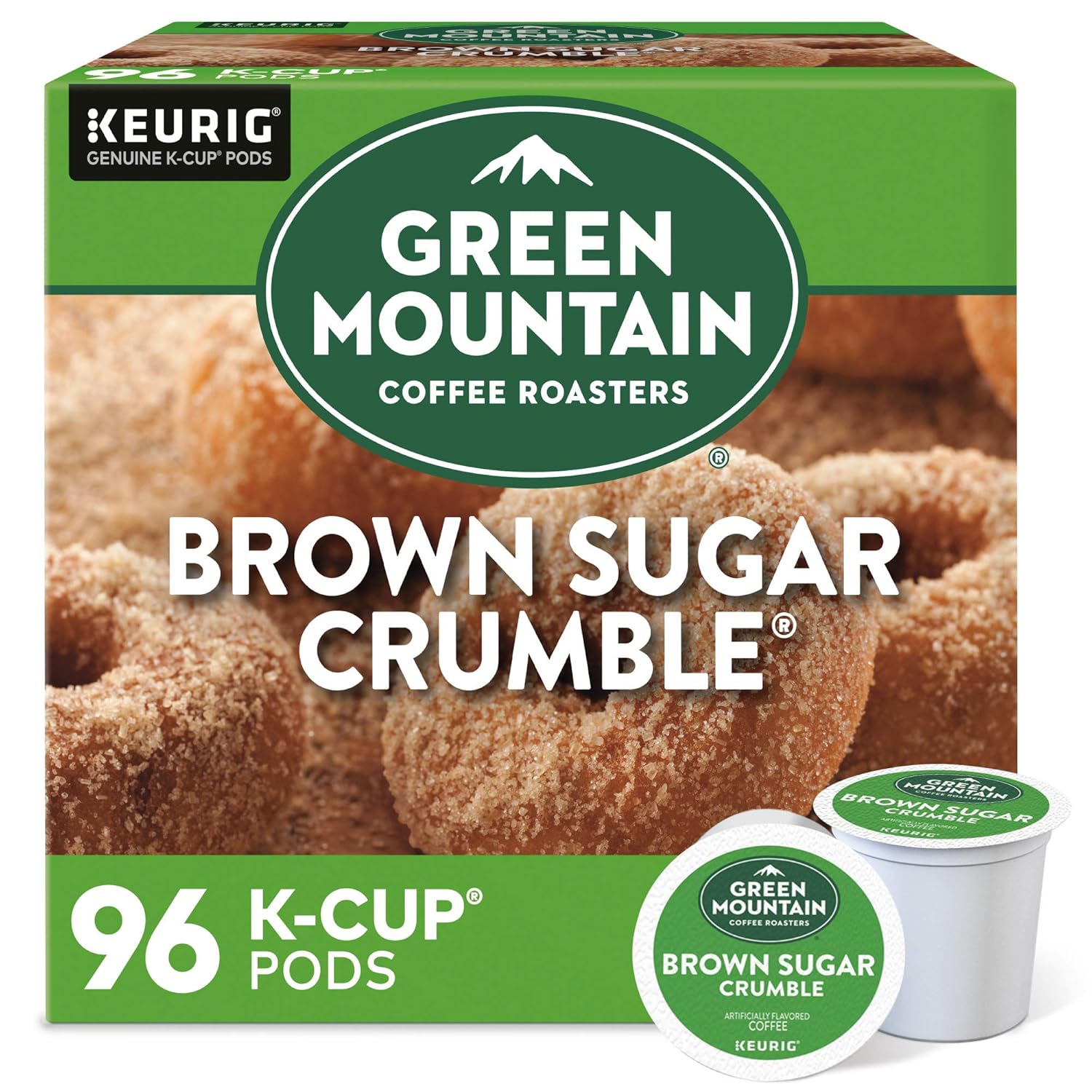 Caramel Vanilla Cream Keurig SingleServe KCup pods, Light Roast