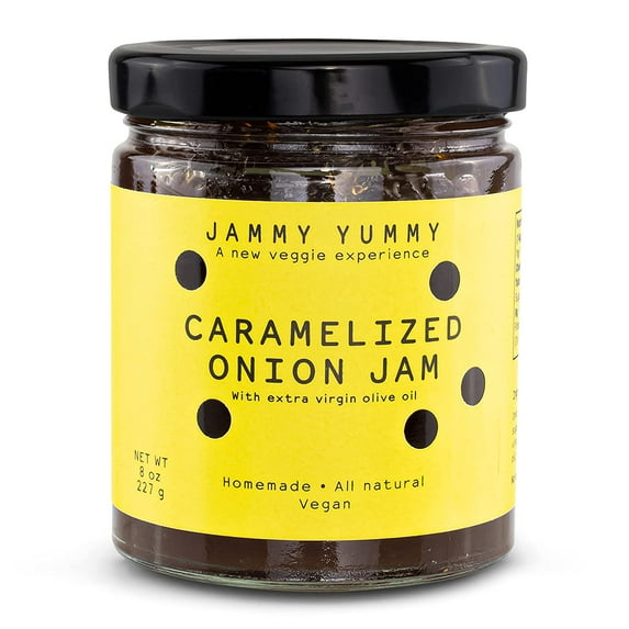 Caramelized Onion 8oz Spread - All Natural Onion Jam - Real Caramelized Onion - JAMMY YUMMY
