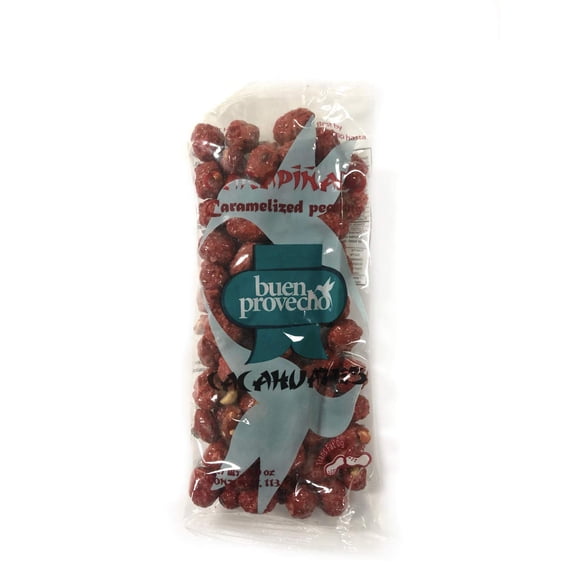 Caramelized peanuts ,Burnt Peanuts, Candy coated peanuts cacahuate garapiñado, 4.0 oz each bag (PACK OF 5)