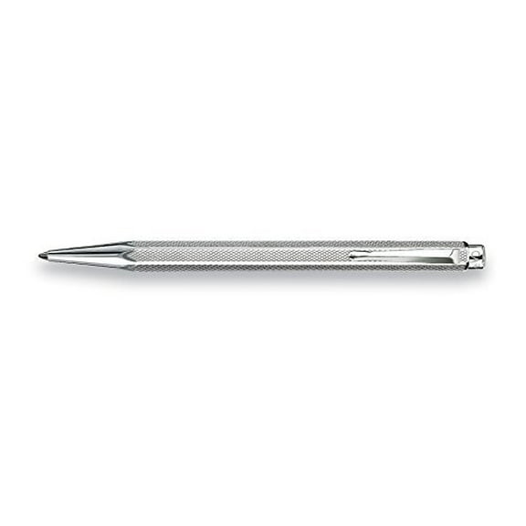 Caran D Ache Retro Ecridor Rhodium Ballpoint Pen Silver (0890487)