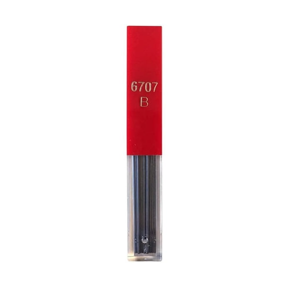 Caran d'Ache 0.7mm B Graphite Leads (Pack of 12),Grey