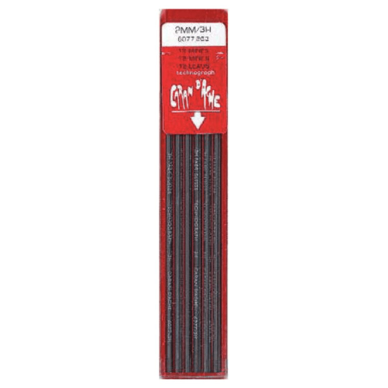 CARAN d'ACHE Technograph Leads 2mm HB 12/pack main image 1