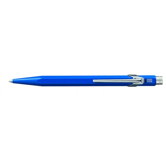 Caran d?Ache Ballpoint pen, metal sapphire blue, 849.150