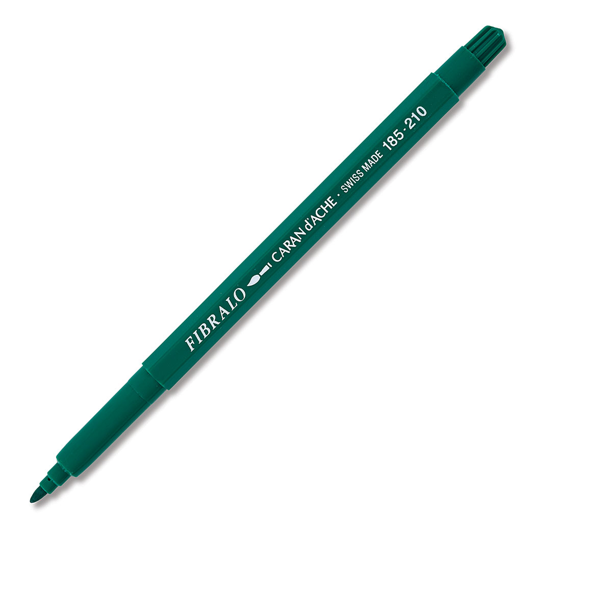Caran D'ache Fibralo Water-Soluble Markers - Set Of 15 Fiber-Tip Pens In Metal Storage Box