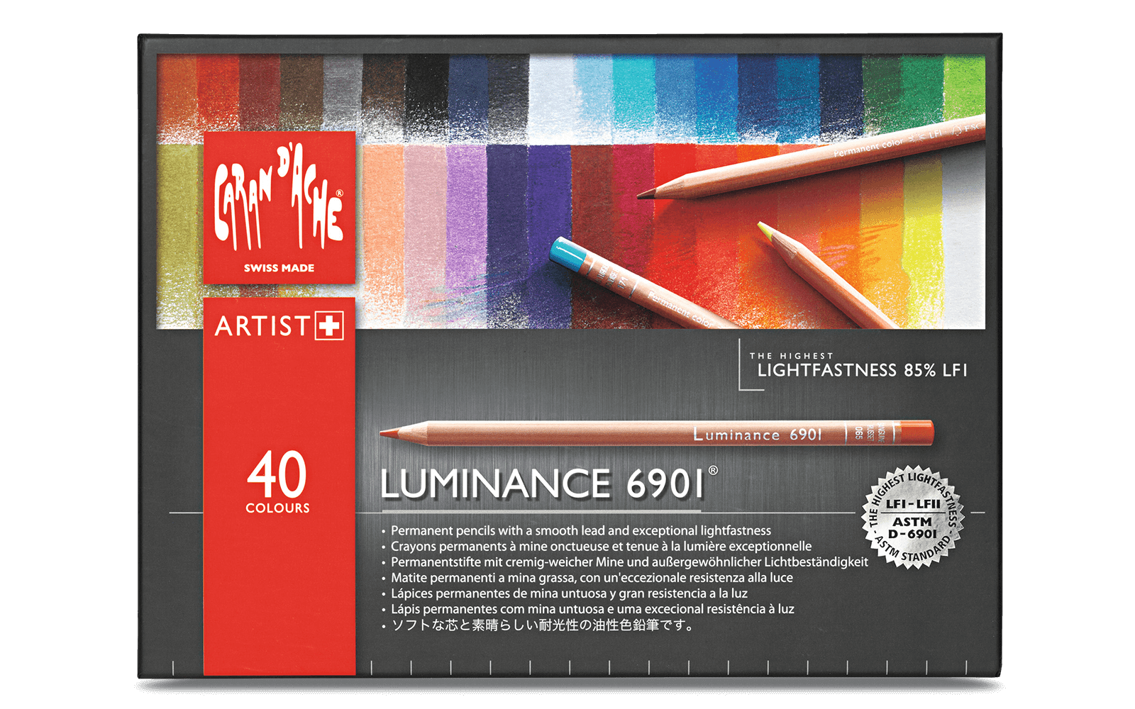 Caran d'Ache Luminance Colored Pencil - White