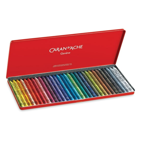 Caran d'Ache Neocolor I Wax Pastels - Assorted Colors, Set of 30