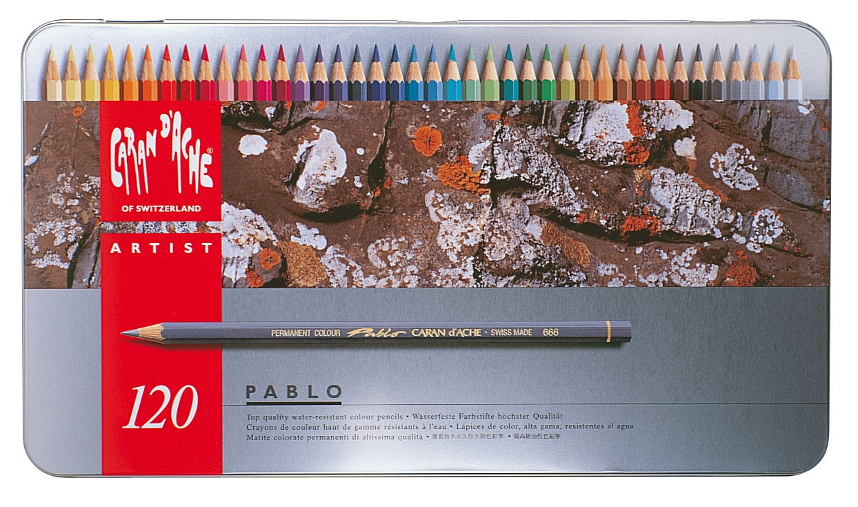 Caran d'Ache Swisscolor Water-Soluble Colored Pencils - Set of 30 