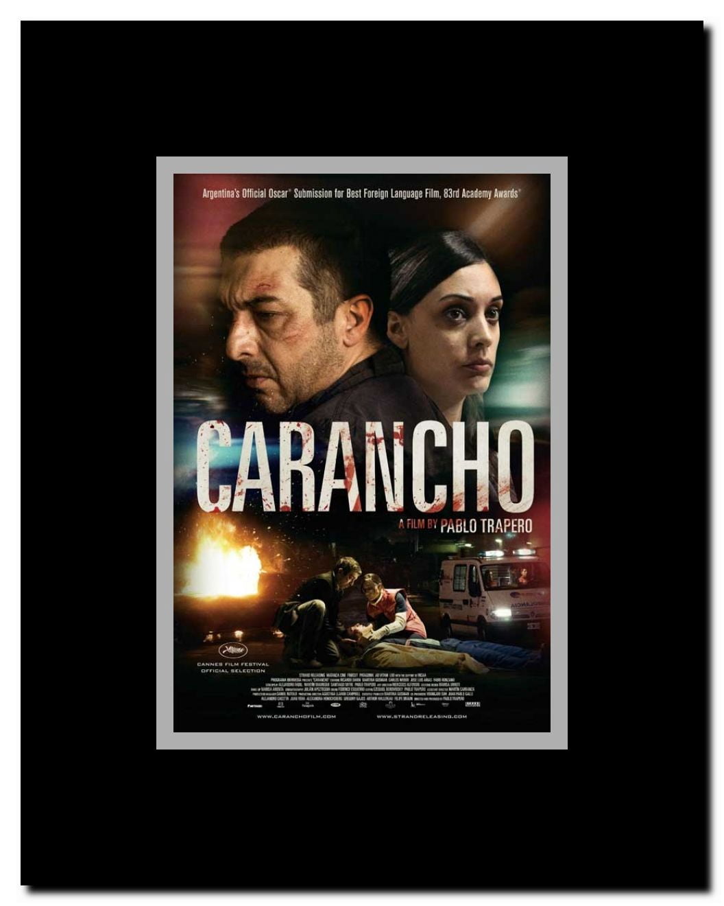 Carancho Framed Movie Poster