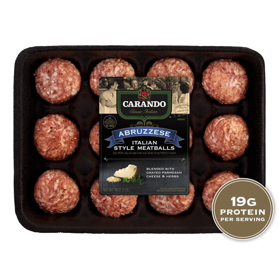 Carando Abruzzese Italian Style Meatballs, 16 oz