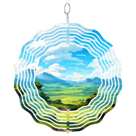 Carara National Park Wind Spinner, 3D Kinetic Outdoor Hanging Art