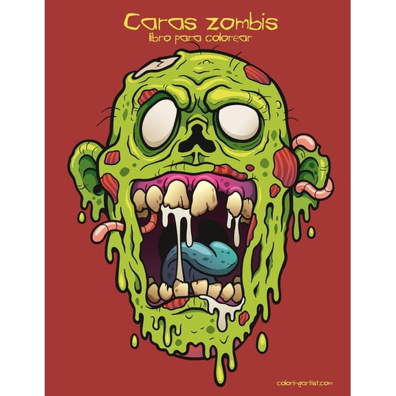 Caras Zombis Caras zombis libro para colorear, Book 1, (Paperback)