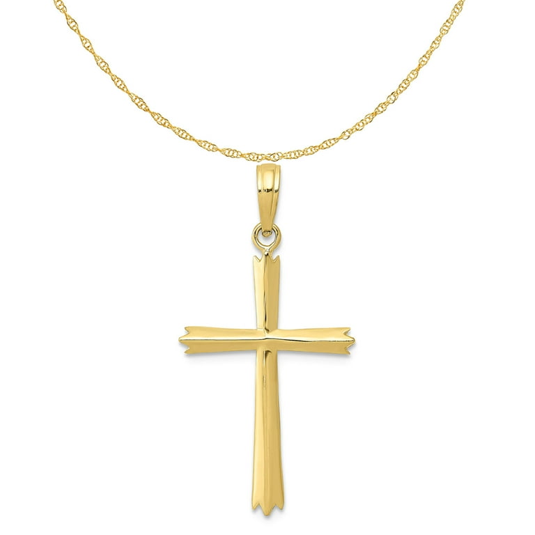 Walmart clearance gold crucifix