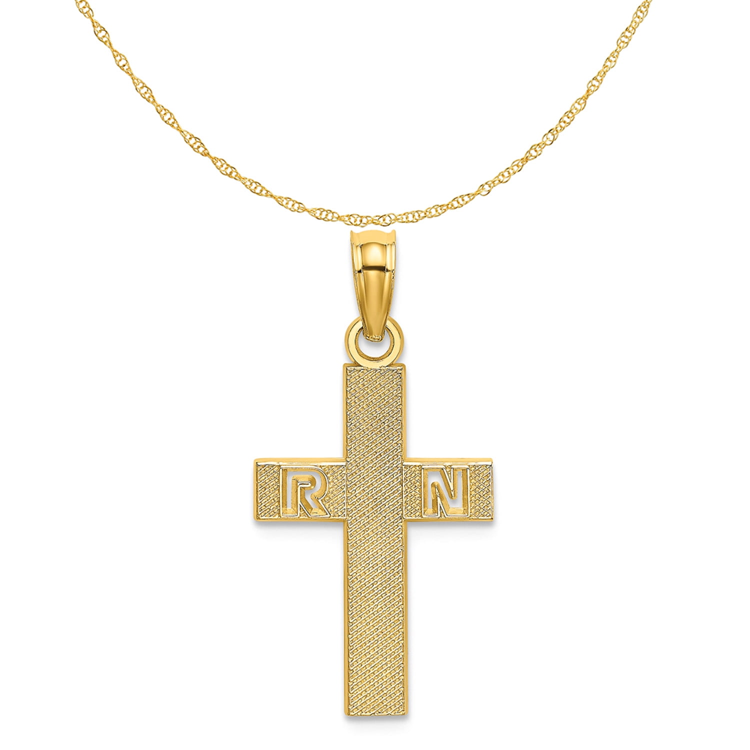 14k gold 2024 rn necklace