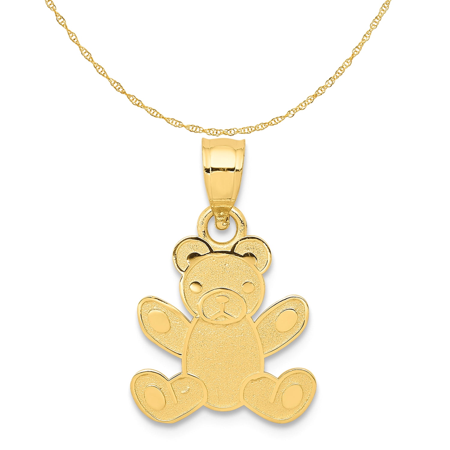 Golden Bear Necklace – Unforgotten Jewellery
