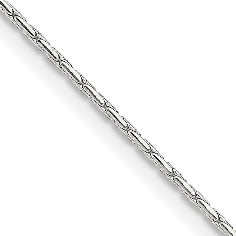 22 Inch Thin Chain Necklace in Sterling Silver