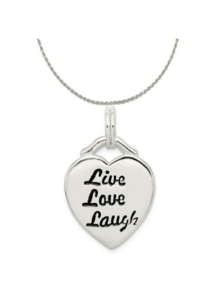 Tiffany & Co Live Love Laugh high quality pendant