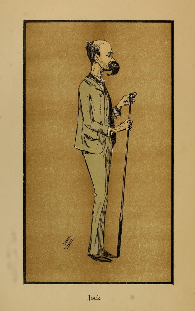 Caratures by HH 1902 Jock Canvas Art - HWG Hayter (18 x 24)