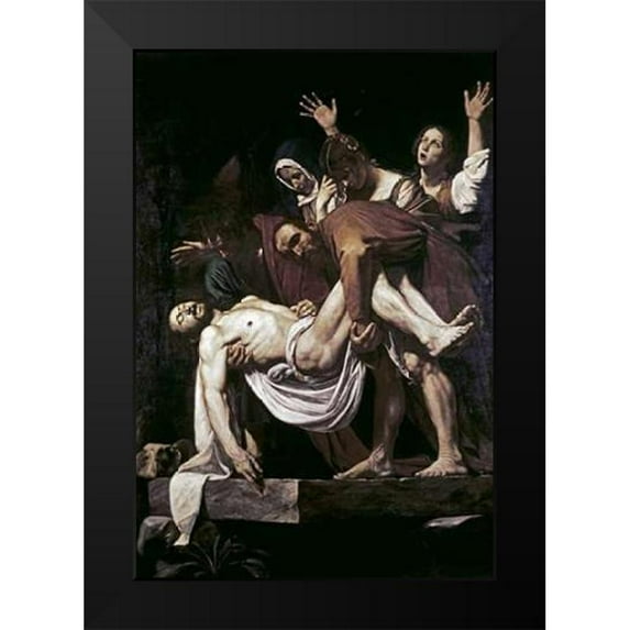Caravaggio 18x24 Black Modern Framed Museum Art Print Titled - DeVintageition