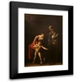 thumbnail image 1 of Caravaggio 18x24 Black Modern Framed Museum Art Print Titled - Madonna and Child with Saint Anne (1605-06), 1 of 5