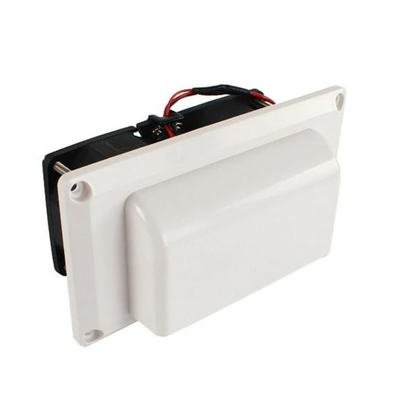 Caravan Accessories DC12V 6W Range Hood Exhaust Fan Black/White Vent Quick Exhaust Oil Suction Kitchen Vent For Motorhome ,Easy to Use