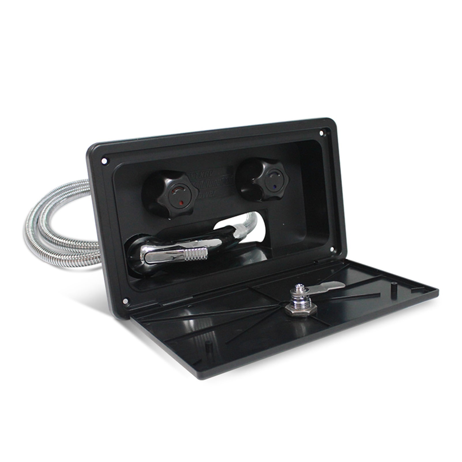 Caravan Accessories Exterior Shower Box Kit with Lock Boat Marine