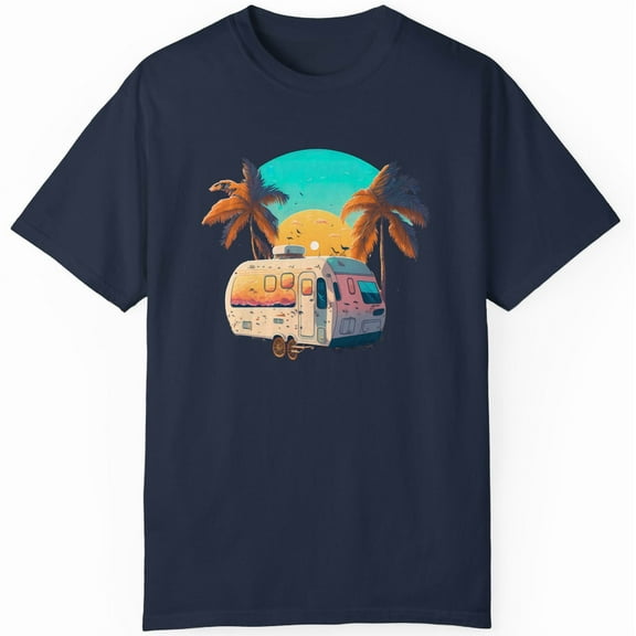 Caravan Atlantic Ocean Summer Holiday Perfect Gift Unisex T-Shirt