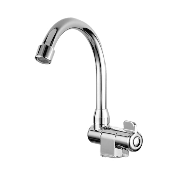 Caravan Boat 360 Degree Rotation Copper Basin Faucet Folding Cold Water Faucet Tap Kitchen Bathroom for RV Marine Boat Deck Hatc ,RV Universal Fit