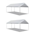thumbnail image 1 of Caravan Canopy Domain 10 x 20 Foot Straight Leg Instant Canopy Tent Set (2 Pack), 1 of 6