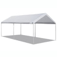 thumbnail image 1 of Open Box Caravan Canopy Domain 10x20 ft Straight Leg Instant Canopy Tent-White, 1 of 5