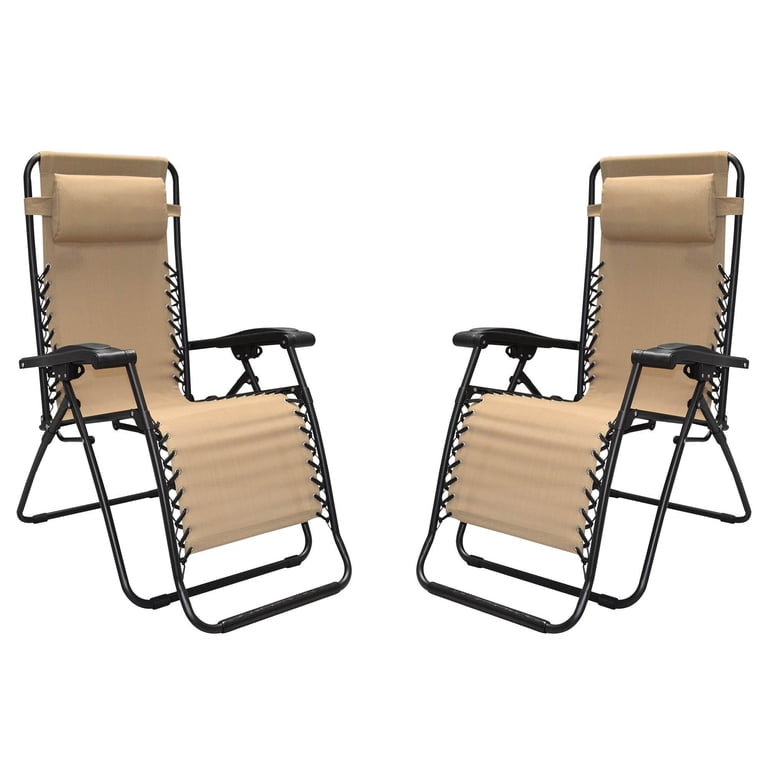 Caravan Canopy Infinity Zero Gravity Steel Frame Patio Deck Chair