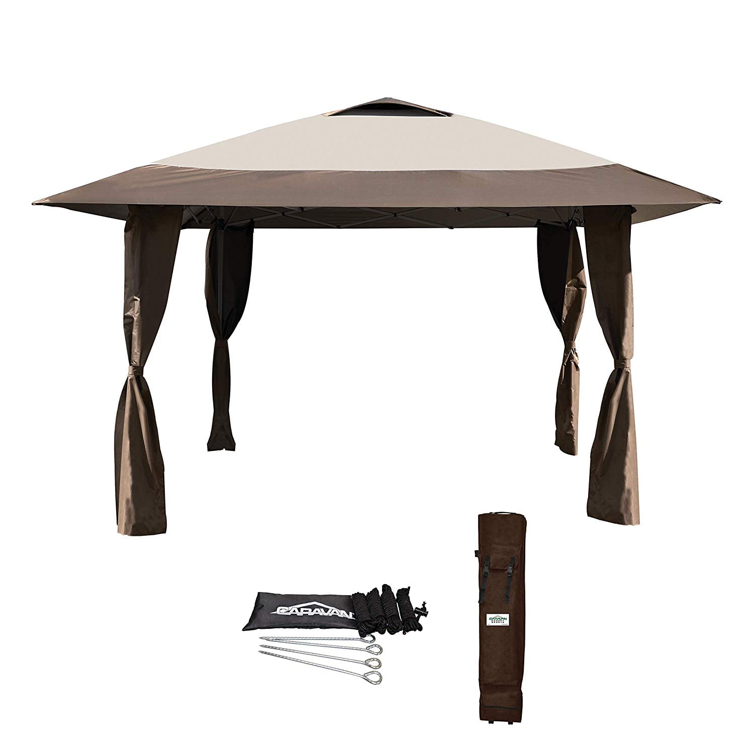 CARAVAN GLOBAL Caravan Canopy Sports 12'.7"x 12'.7" Haven Instant Canopy (169 sq ft Coverage)