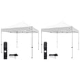 thumbnail image 1 of Caravan Canopy TitanShade 10 x 10 Steel Portable Instant Canopy, White (2 Pack), 1 of 11