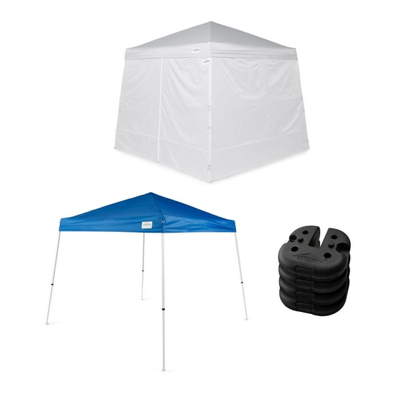 Caravan Canopy V-Series Sidewall Kit w/Instant Tent Kit & 4 Weight Plates