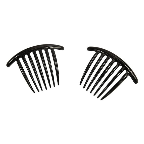 Caravan French Twist Comb, Black Pair