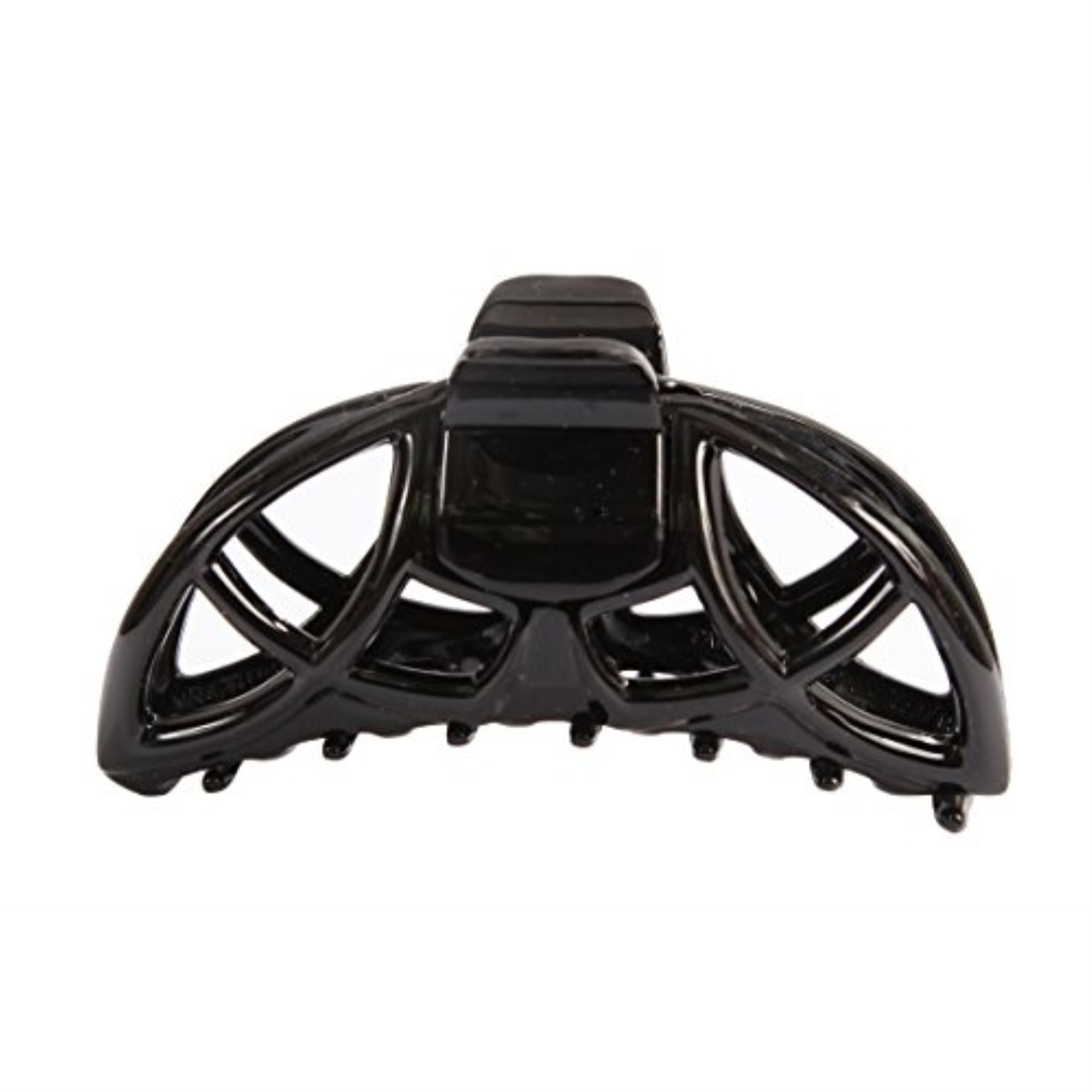 Caravan Global Design Slip and Water Proof Non Metal Hair Claw in Black, 0.5 Ounce