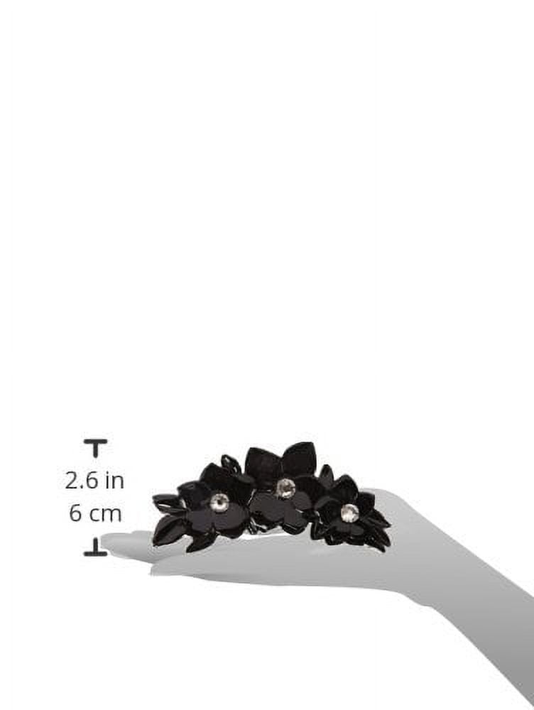 CRYSTAL HAIR CLAW X LARGE BLACK CRYSTAL HAIR CLAW X LARGE BLACK