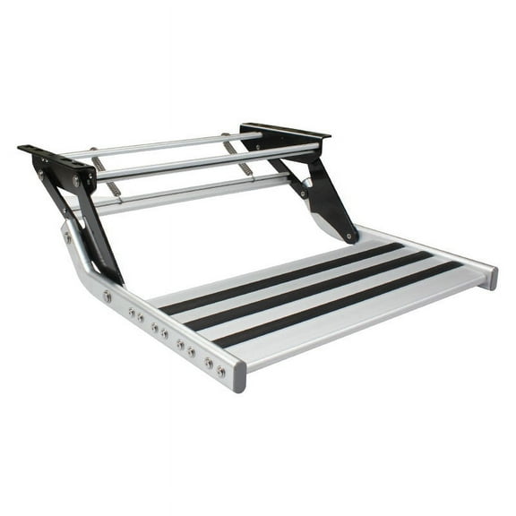 Caravan Manual RV Single Folding Step Foldable Coach Stair Non Slip Pedal ,RV Universal Fit