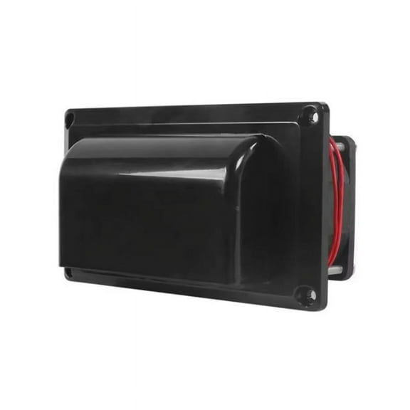 Caravan Motorhome Trailer Side Air Vent Ventilation Exhaust Fan RV DC12V for Campers Trailer Boat Marine Yacht Black