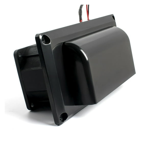 Caravan Motorhome Trailer Side Air Vent Ventilation Exhaust Fan RV White Black DC12V 13.2W For Camper Trailer Boat Marine Yacht ,Quiet and Water Resistant