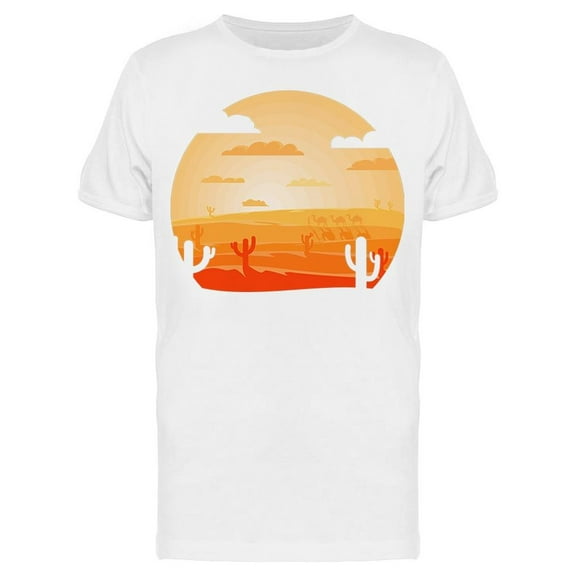 Caravan Of Camels Desert T-Shirt Men -Image by Shutterstock, Male x-Large