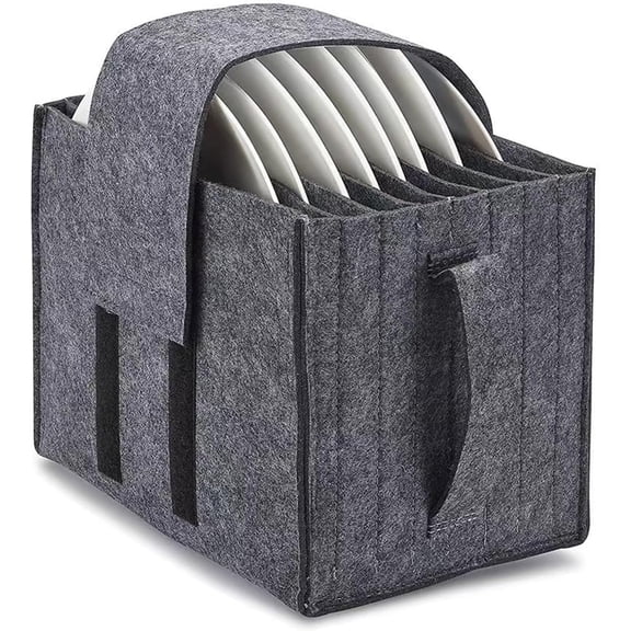 Caravan Plate Holder, Motorhome Kitchen Cupboard Storage For 8 Plates Camping Dinnerware Storage, Camping Plate Holder Felt Caravan Plate Storage Solutions For Motorhome Campervan Boat Cupboard