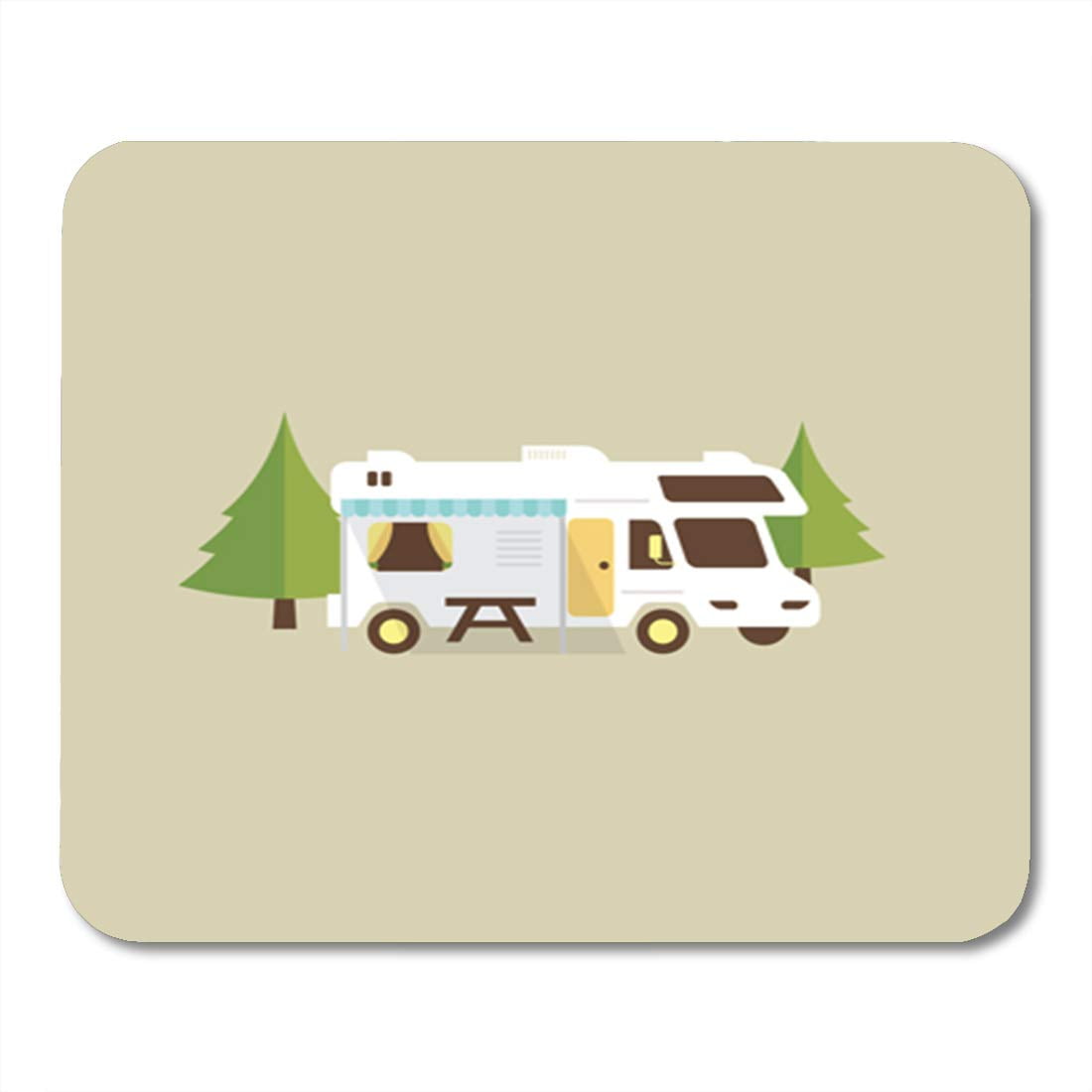 Caravan Rv Camping Motorhome Flat Recreation Campground Van Camper ...